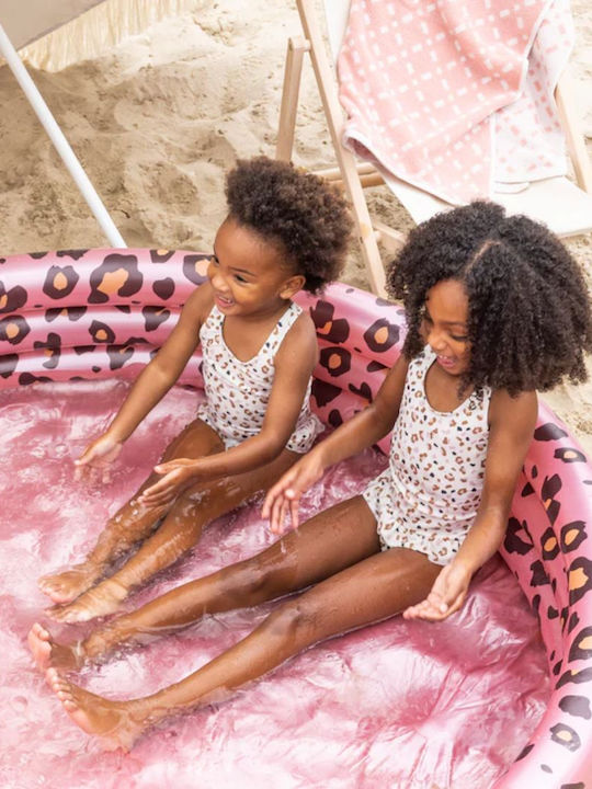 Swim Essentials Kinder Badeanzug Einteilig Kahki Leopard