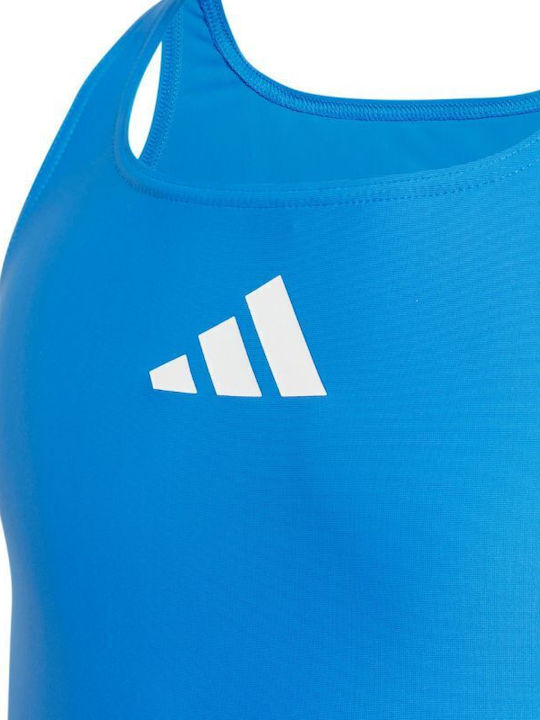 adidas Solid Small Logo Kids Swimwear One-Piece Blue