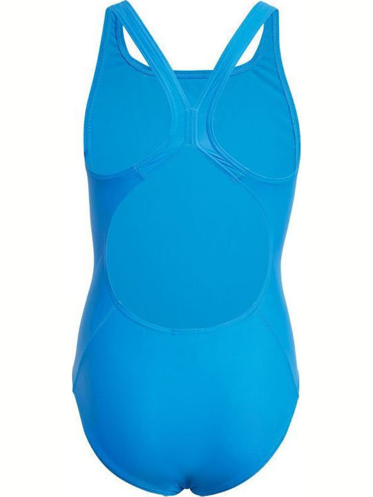 adidas Solid Small Logo Kids Swimwear One-Piece Blue
