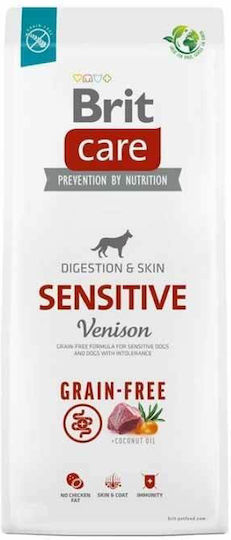 Brit Care Sensitive 3kg Ξηρά Τροφή χωρίς Σιτηρά για Ενήλικους Σκύλους με Ελάφι