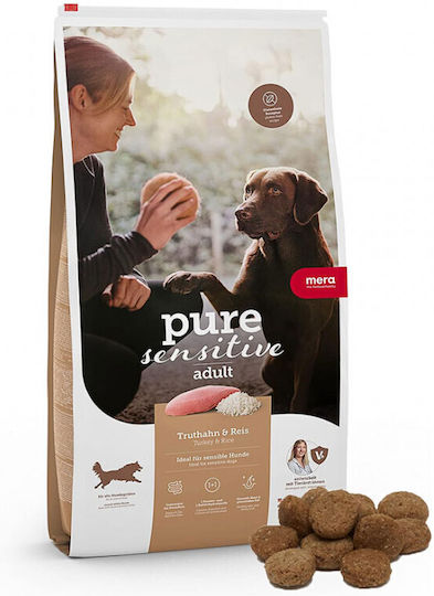 Meradog Pure Sensitive Adult 12.5kg Ξηρά Τροφή χωρίς Σιτηρά για Ενήλικους Σκύλους με Γαλοπούλα και Ρύζι