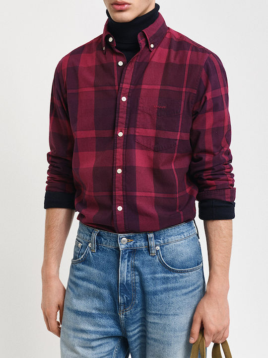 Gant Cotton Shirt Red