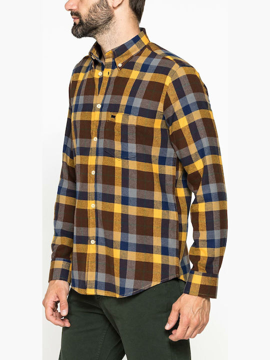 Cu mânecă lungă Denim Cămașă MULTICOLOR