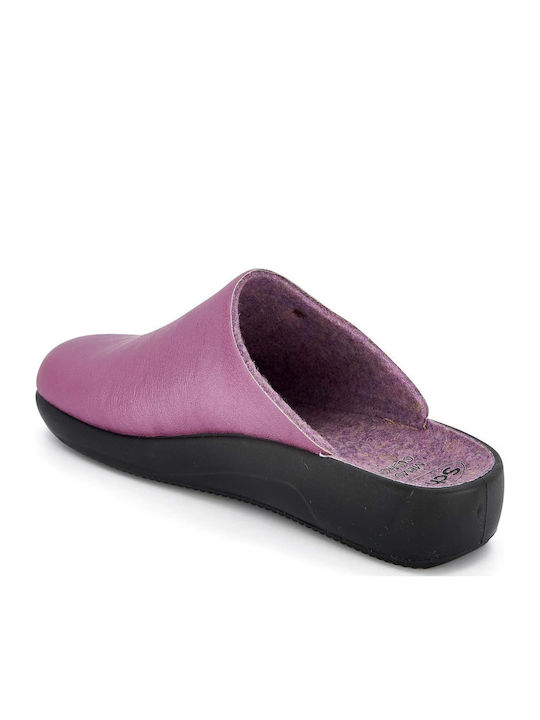 Nilla Cherry Woolen Winter Women's Slippers Burgundy