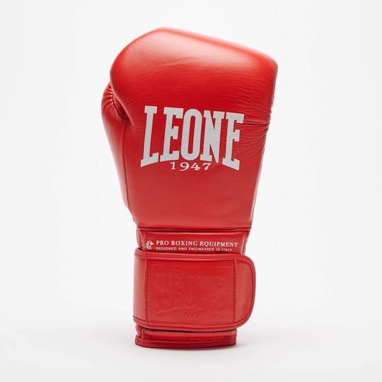 Leone 1947 Γάντια Πυγμαχίας για Αγώνα Κόκκινα