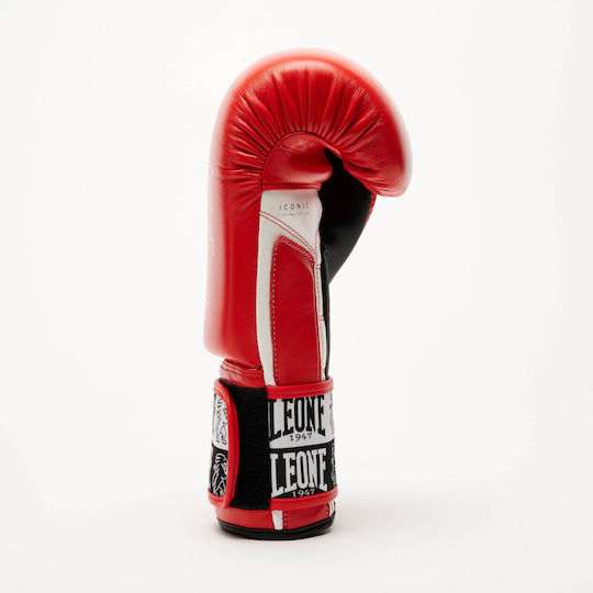 Leone 1947 Mănuși de Box din Piele pentru Competiție Roșii