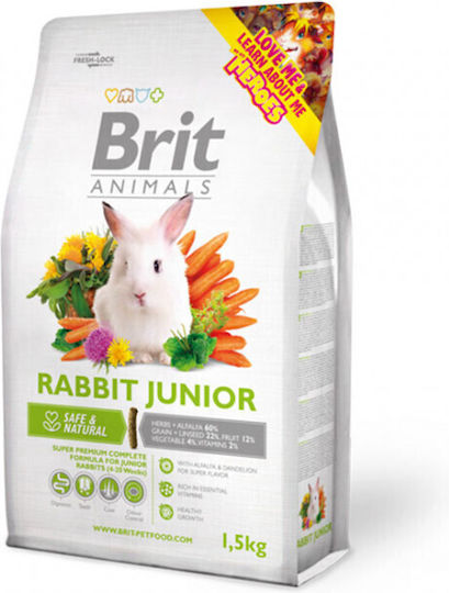 Brit Animals 1.5kg Trockenfutter für Hunde mit und Kaninchen