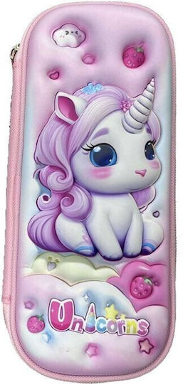 3D Oval Pencil Case Graffiti Unicorn 242541 2024 Graffiti