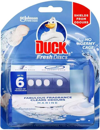 Duck Fresh Discs Block Λεκάνης με Άρωμα Marine