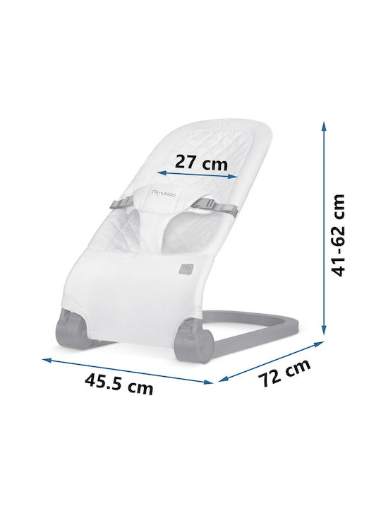 Nukido Manual Relax pentru Bebeluși Gri deschis pentru Copil până la 9kg