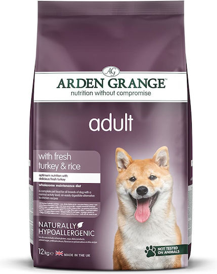 Arden Grange 12kg Dry Food for Adult Medium Breed Dogs with Turkey