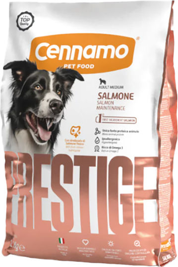 Cennamo Prestige Adult Medium 2kg Dry Food for Adult Medium Breed Dogs with Rice and Salmon
