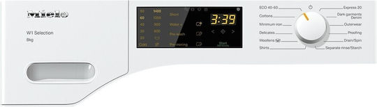 Miele WSD023 WCS Πλυντήριο Ρούχων 8kg με Τεχνολογία Ατμού 1400 Στροφών CapDosing