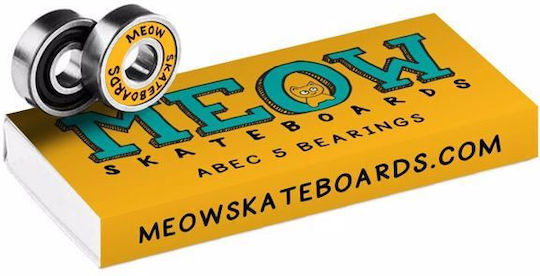 Meow Bearings Abec 5-Orange 2196318 93.130701999aabc5 5056544400665 Equipment-Accessories Meow