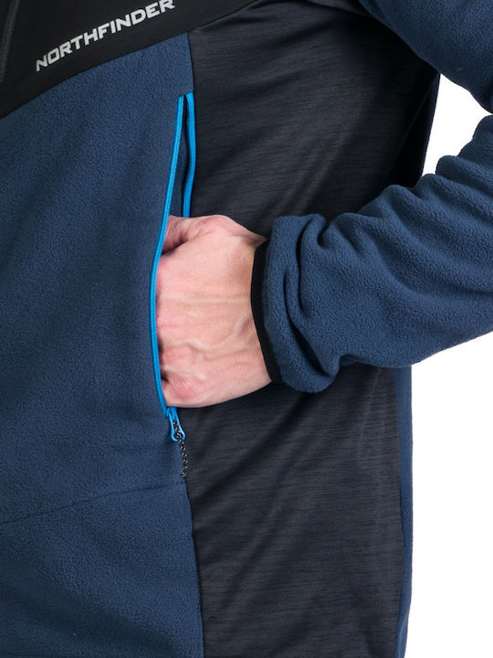 Ανδρική Ζακέτα Fleece Navy/black