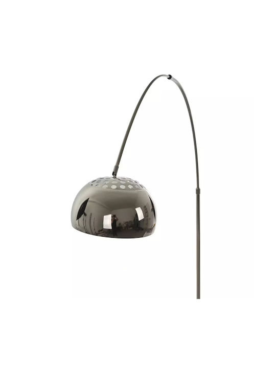 Stehleuchte mit Fassung für Lampe E27 Schwarz