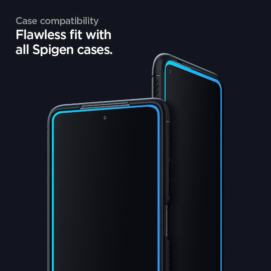 Spigen Alm Glas.tr Slim Fc 2.5D 0.3мм Закалено стъкло 2бр (Galaxy S21 5G)