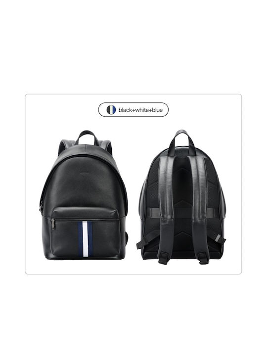 Bopai Αδιάβροχη Τσάντα Πλάτης για Laptop 15.6" Μαύρο / Μπλε Ρίγα 61-123551