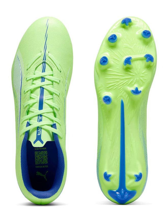 PUMA Ultra 5 Play Football Shoes with Cleats Green