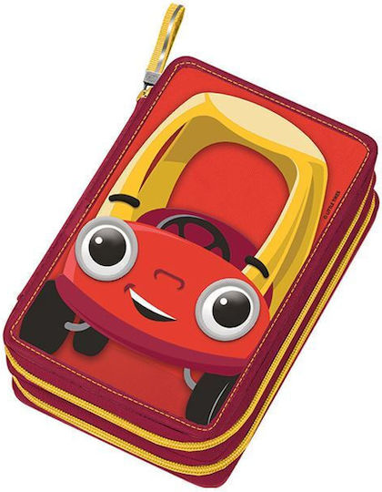 Little Tikes Pencil Case Full with 2 Compartments Red