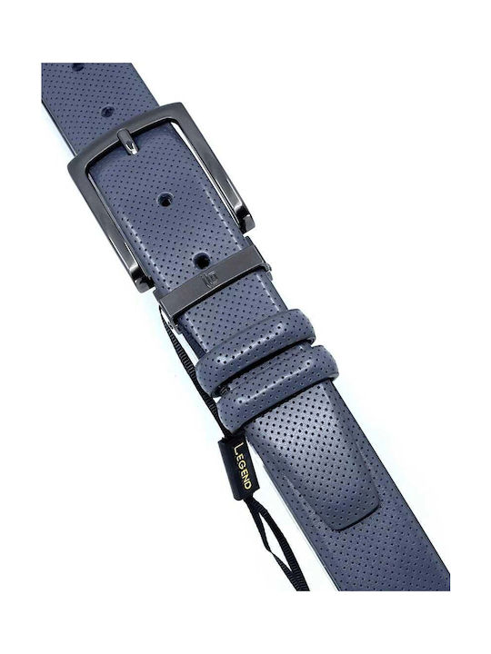 Legend Accessories Men's Leather Belt Gray