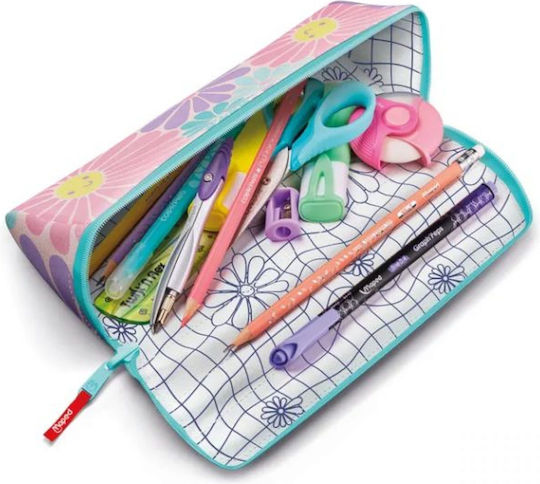 Maped Pink Cylinder Pencil Case