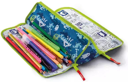 Penare Βarelași Maped XXL 2 Bucsăți Pattern Albastru 932804 Maped