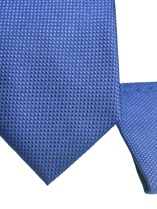 Octopus Men's Tie Set Silk in Blue Color