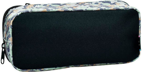 Back Me Up Retro Camo Pencil Case with 1 Compartment