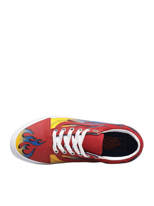 Old Skool Herren Sneakers Racer Red-true Blue
