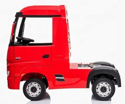 Mercedes Benz Actros Lastwagen Einsitzer mit Fernbedienung Lizensiert 12 Volt Rote