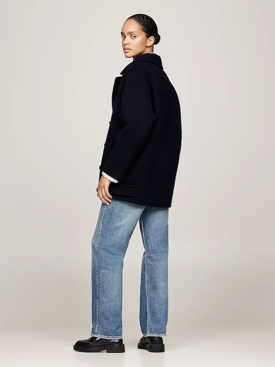 Вълна Дамско Dark Night Navy Палто