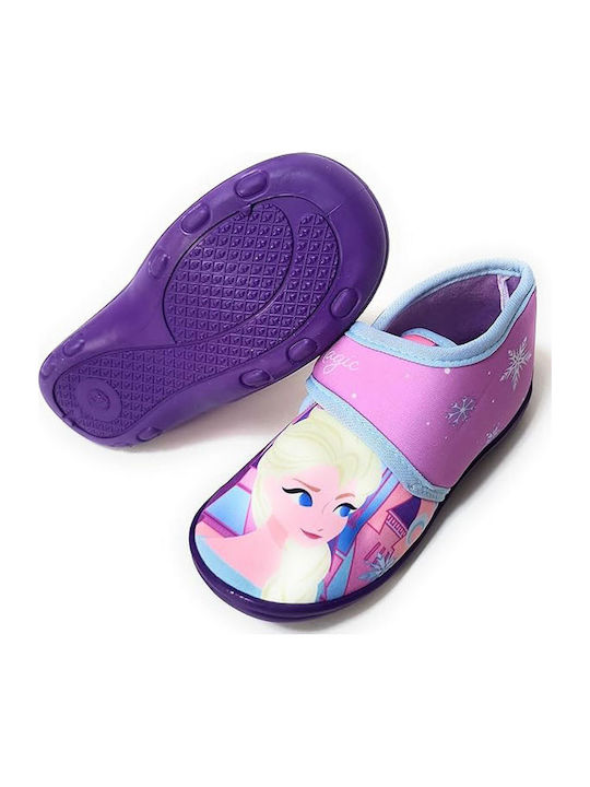 Ice Magic Disney Kinderhausschuhe Stiefel Lila