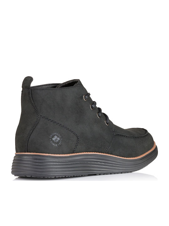 Decarsdz Μποτάκια Casual Μαύρα Υ215