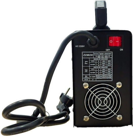 Welding Machine Inverter MMA with Maximum Welding Current 200A and Duty Cycle 60%