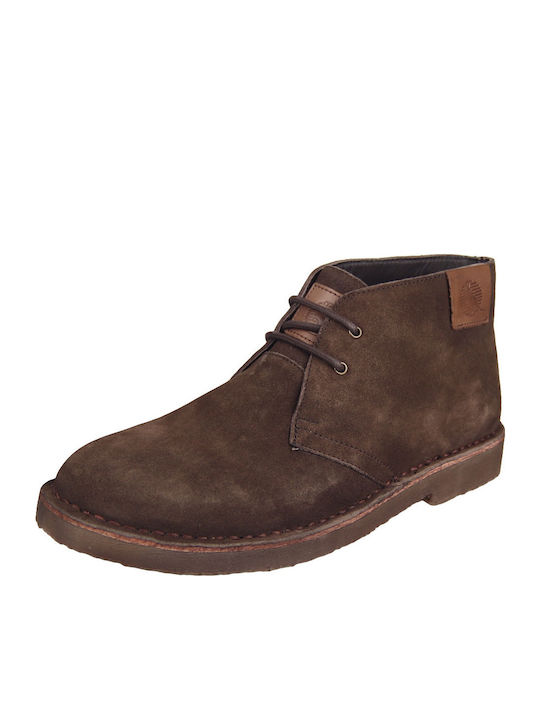 Δερμάτινα Ανδρικά Μποτάκια DK Brown