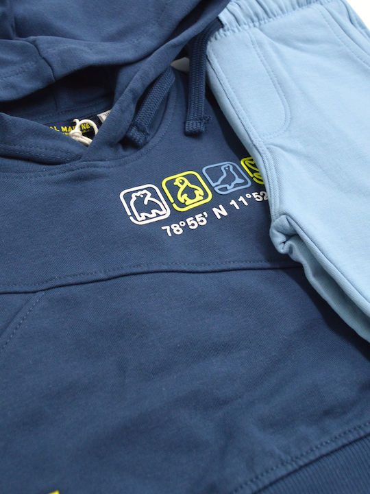 Kids Sweatpants Set Blue/Light Blue 2pcs