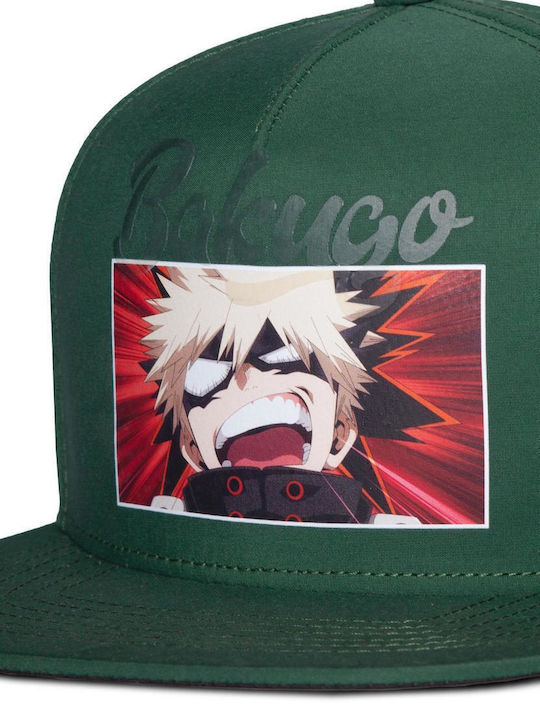 Difuzed Παιδικό Καπέλο Jockey My Hero Academia Πράσινο