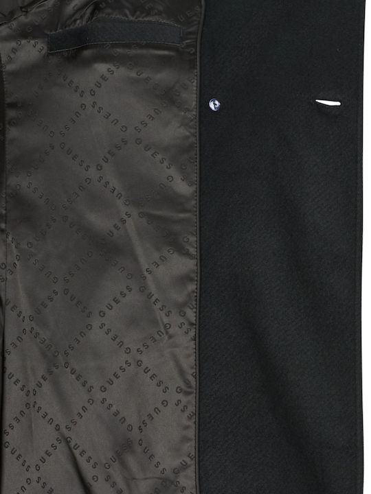 Women's Black Coat with Belt