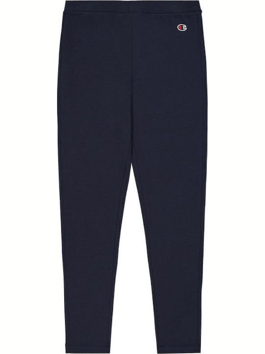 Talie înaltă Pantaloni de Trening Albastru marin