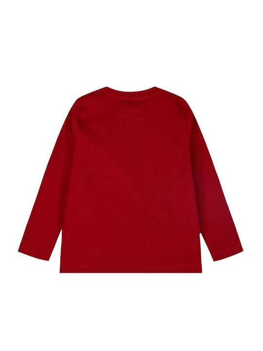 Energiers Children's Blouse Long Sleeve Cherry, Red