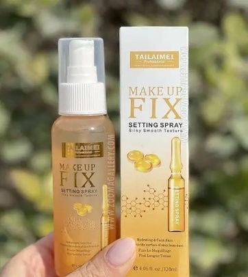 Makeup Fixing Spray Relaxing Effect Tailaimei Make Up Fix Silky Smooth 120 Ml