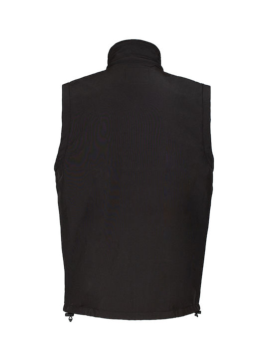 Ergo 5370 Bărbați Vestă de siguranță Softshell Negru