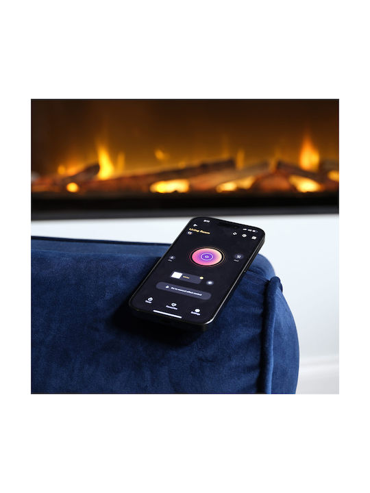 Dimplex Ignite Wall Mounted Electric Fireplace 1800W 130x42cm Black