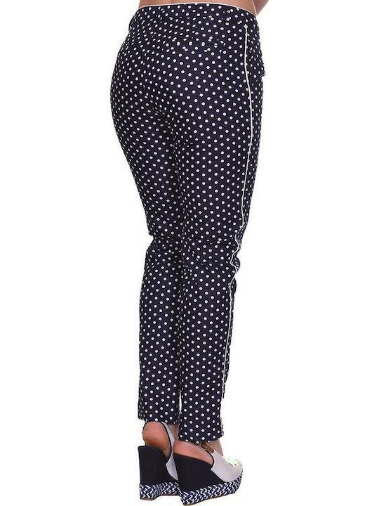 Women's Fabric Trousers Blue