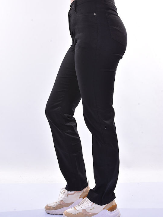 Dama Tesatura Pantaloni Black
