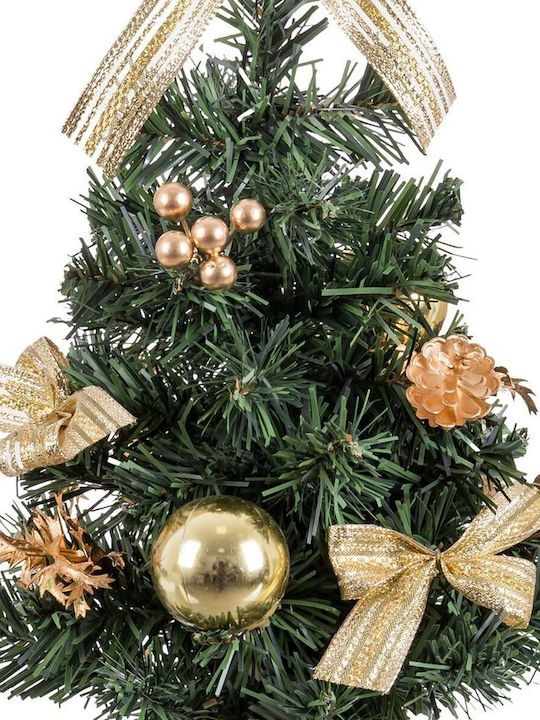 BigBuy Christmas Decorative Plastic Tree 50cm Gold