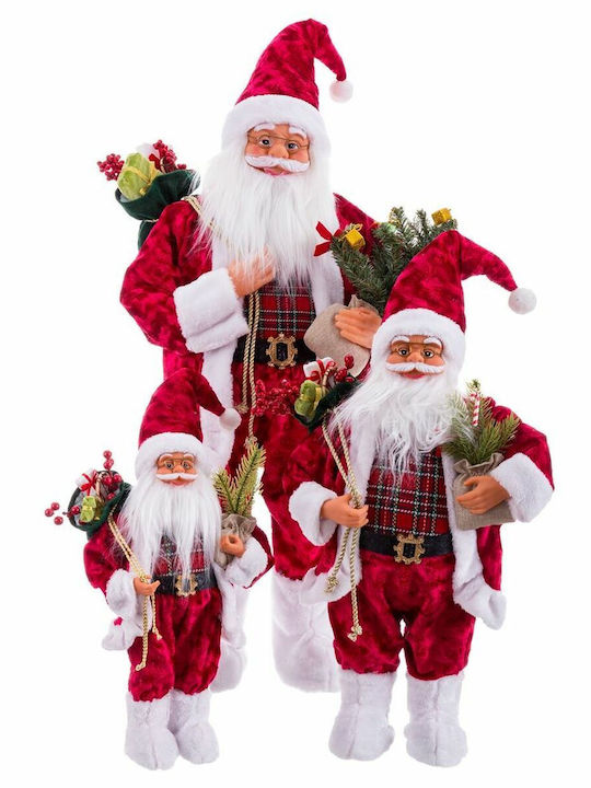 BigBuy Santa Claus Red 60x25x17cm