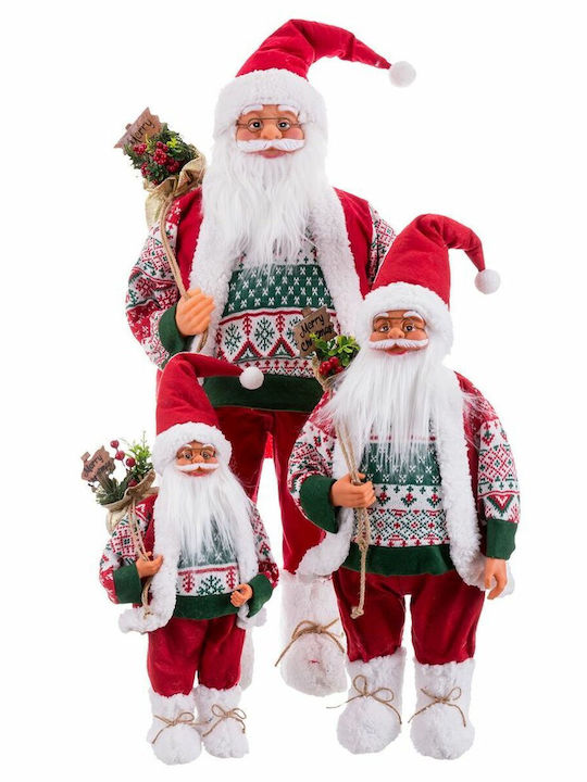 BigBuy Santa Claus Red 60x25x17cm