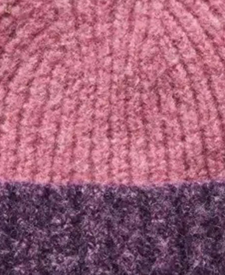 Beanie Γυναικείος Σκούφος Πλεκτός σε Ροζ χρώμα